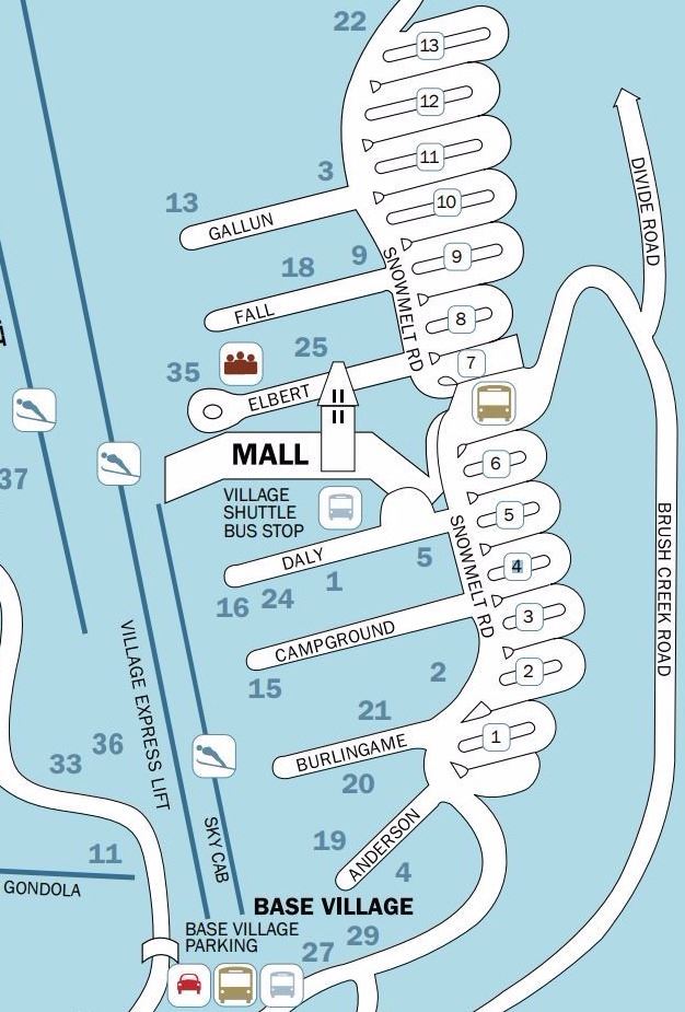 Village Lots Parking Map for Web